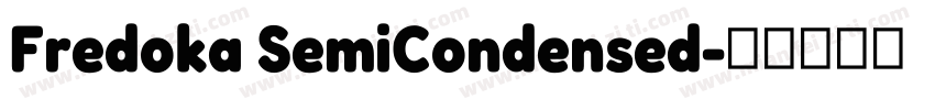 Fredoka SemiCondensed字体转换